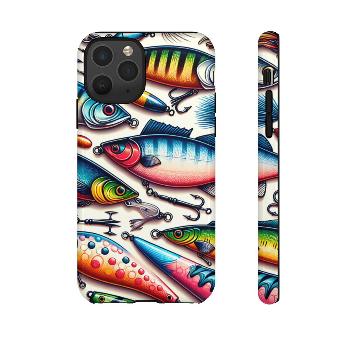 Colorful Fishing Lures Tough Case