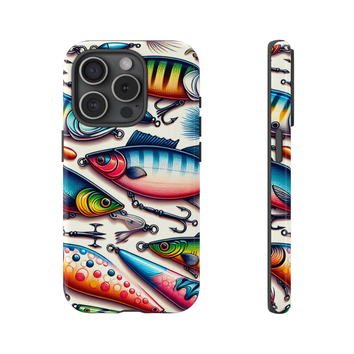 Colorful Fishing Lures Tough Case
