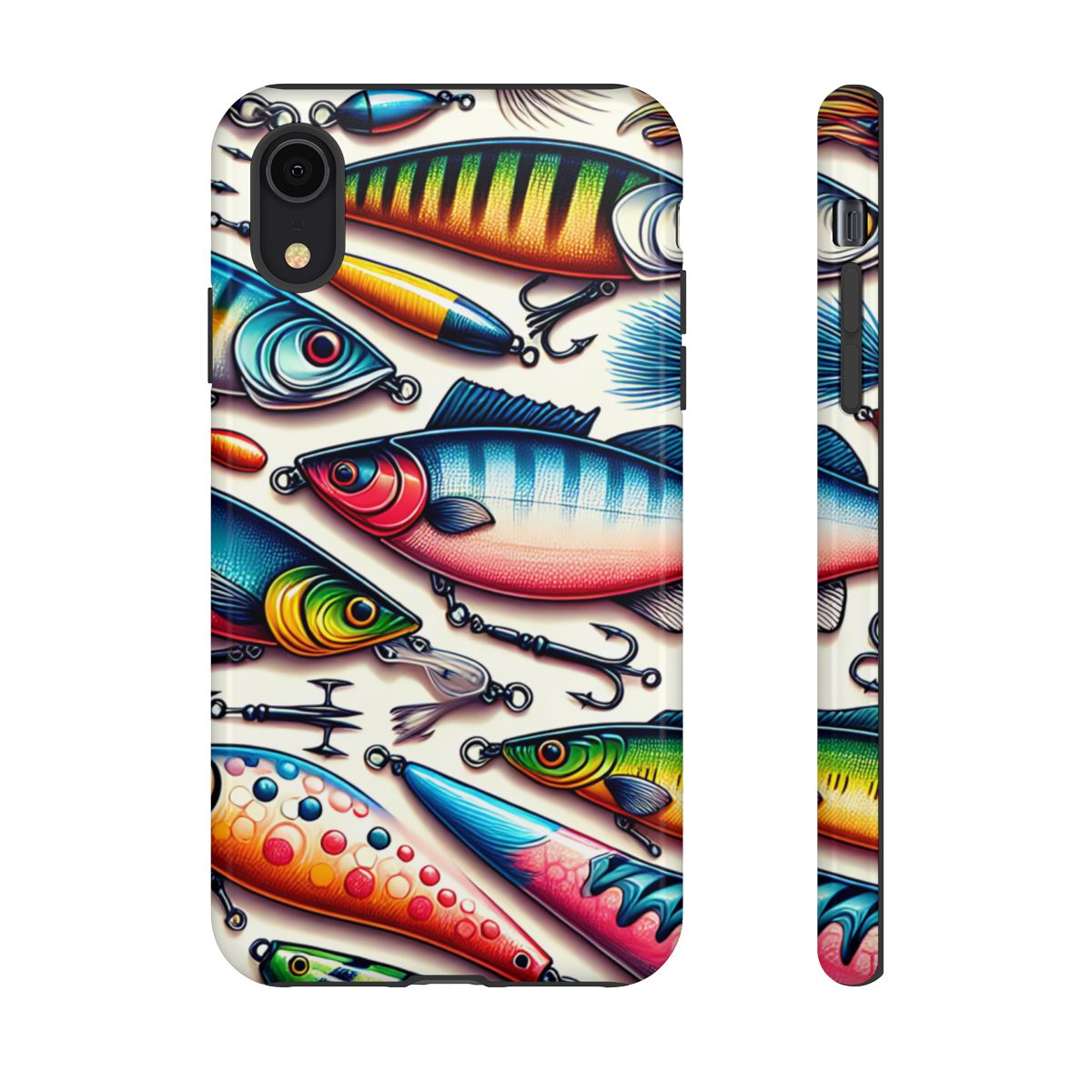 Colorful Fishing Lures Tough Case