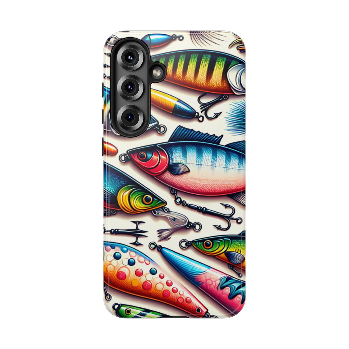 Colorful Fishing Lures Tough Case