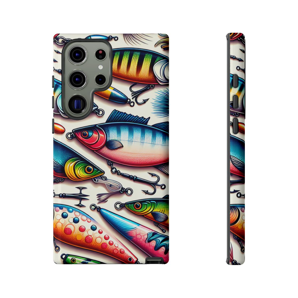 Colorful Fishing Lures Tough Case
