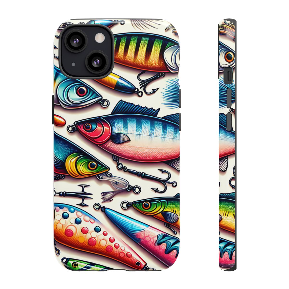 Colorful Fishing Lures Tough Case