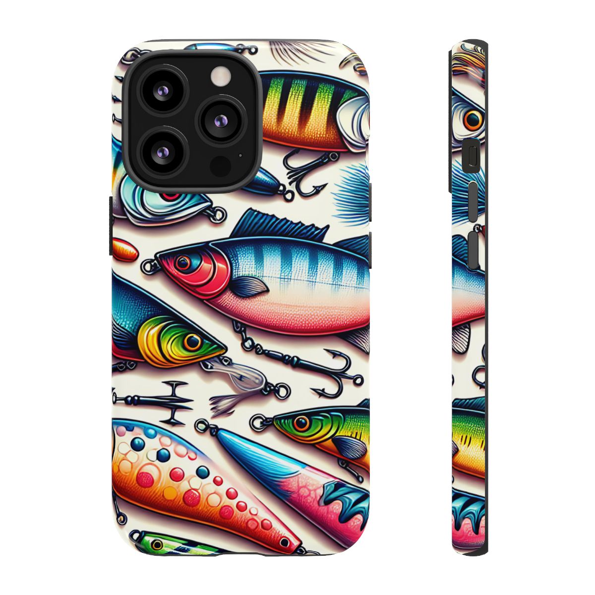 Colorful Fishing Lures Tough Case