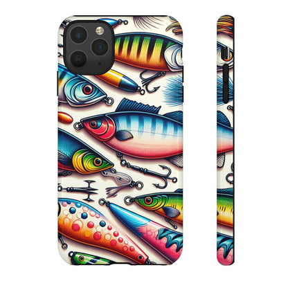 Colorful Fishing Lures Tough Case
