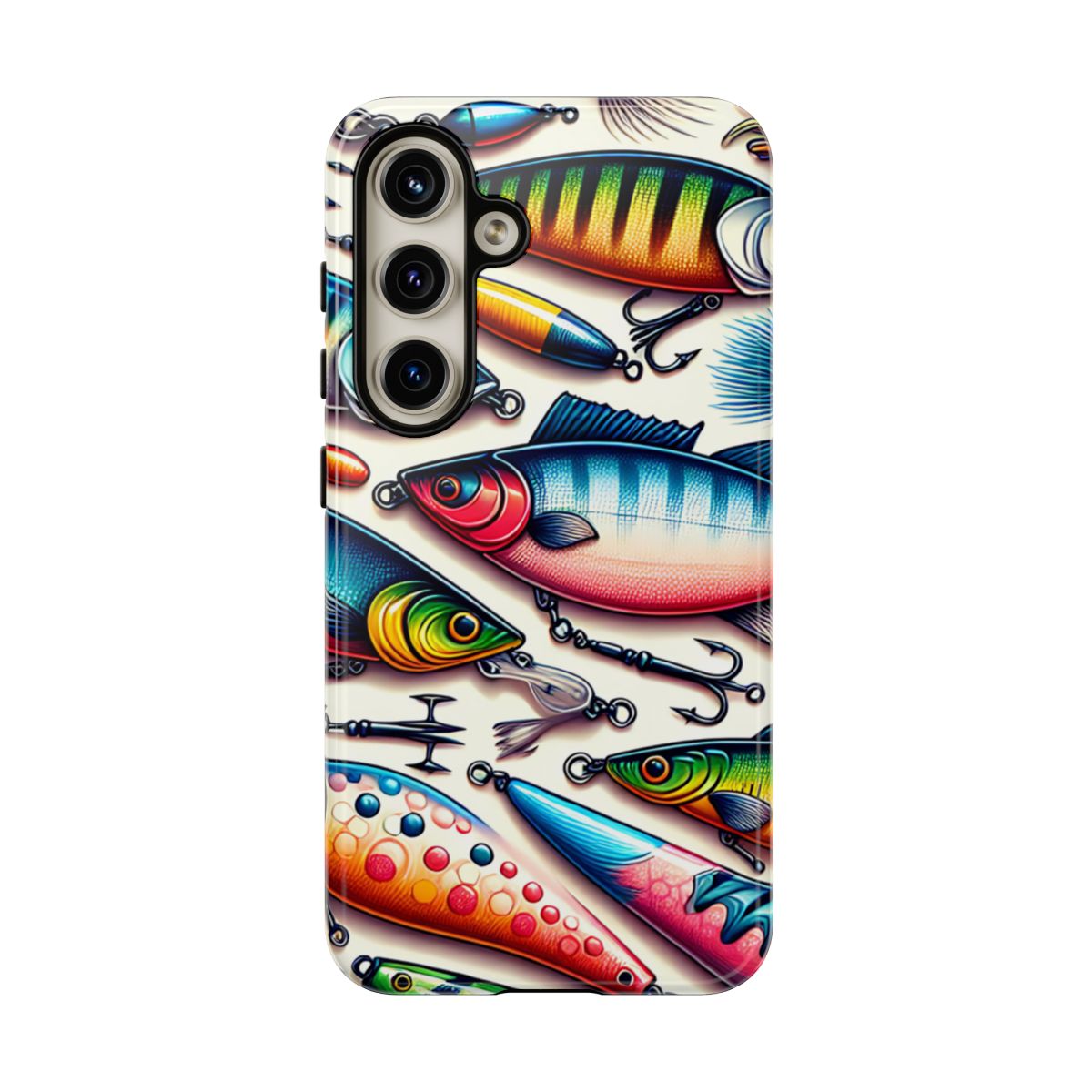 Colorful Fishing Lures Tough Case