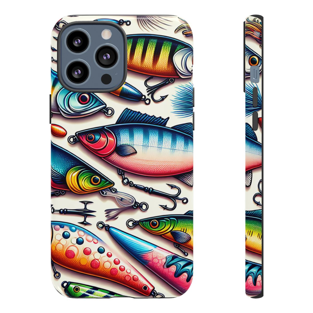 Colorful Fishing Lures Tough Case