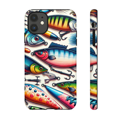 Colorful Fishing Lures Tough Case