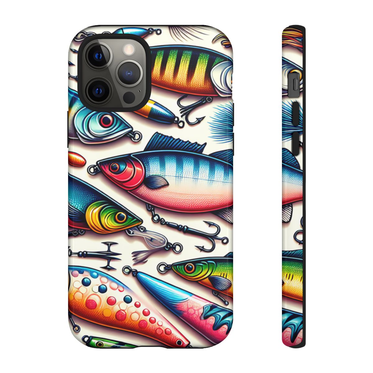 Colorful Fishing Lures Tough Case