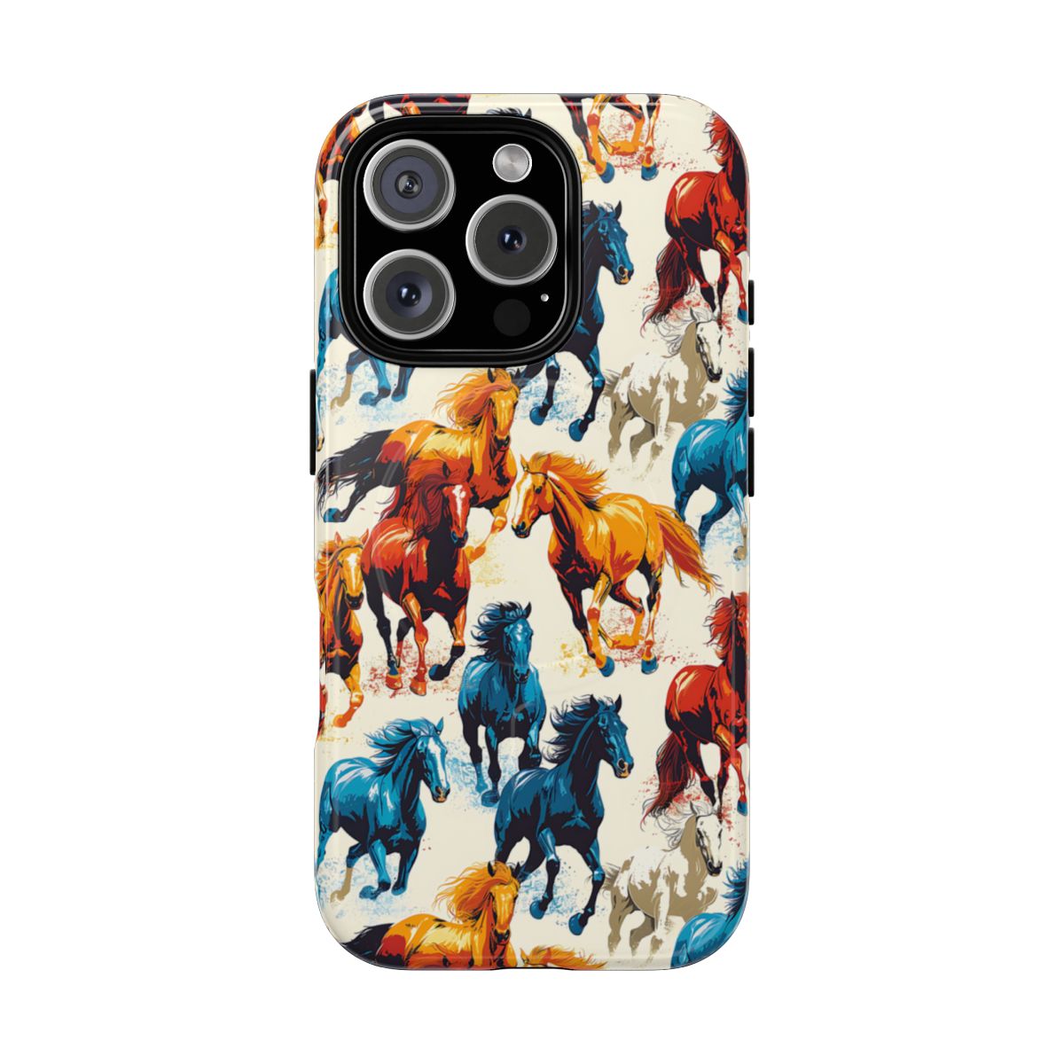 Colorful Horses Magnetic Case