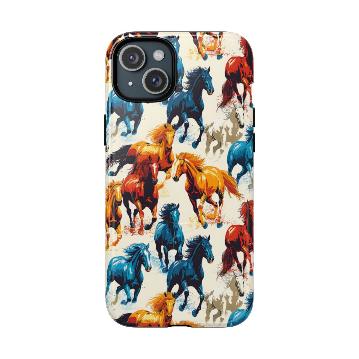 Colorful Horses Magnetic Case