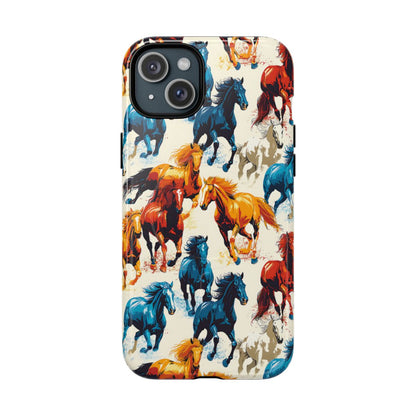 Colorful Horses Magnetic Case