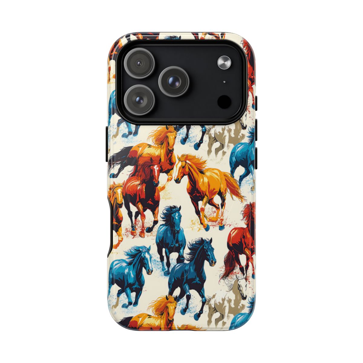Colorful Horses Magnetic Case