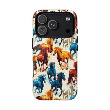 Colorful Horses Magnetic Case