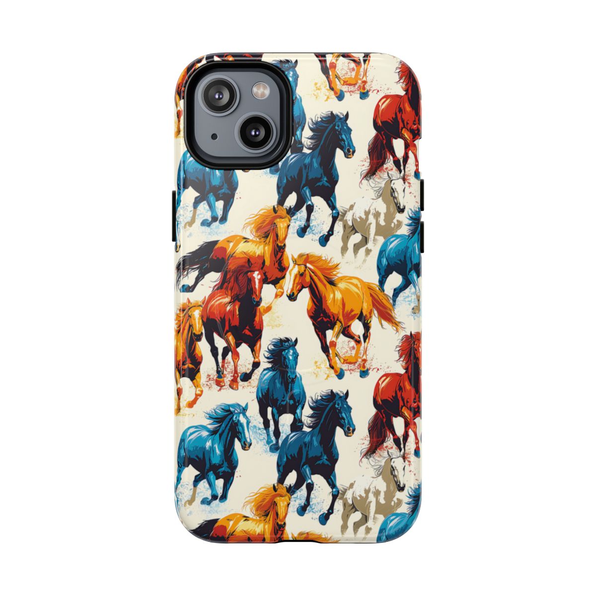 Colorful Horses Magnetic Case