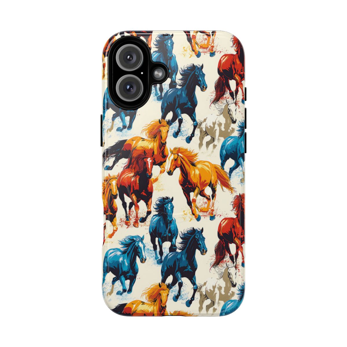 Colorful Horses Magnetic Case