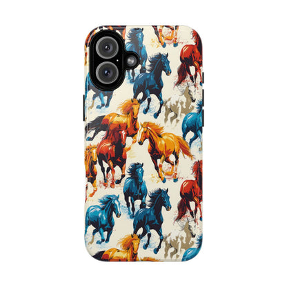 Colorful Horses Magnetic Case