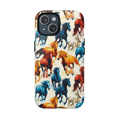 Colorful Horses Magnetic Case