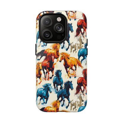Colorful Horses Magnetic Case