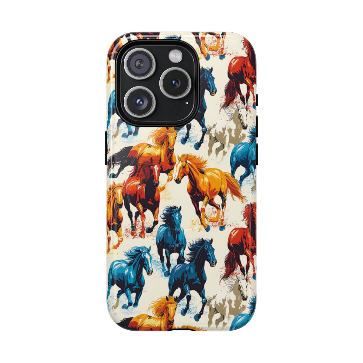 Colorful Horses Magnetic Case