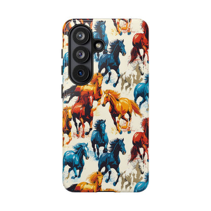 Colorful Horses Tough Case