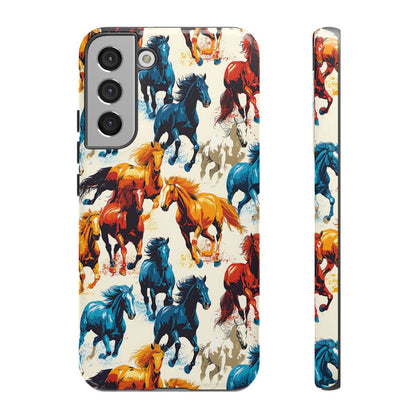 Colorful Horses Tough Case