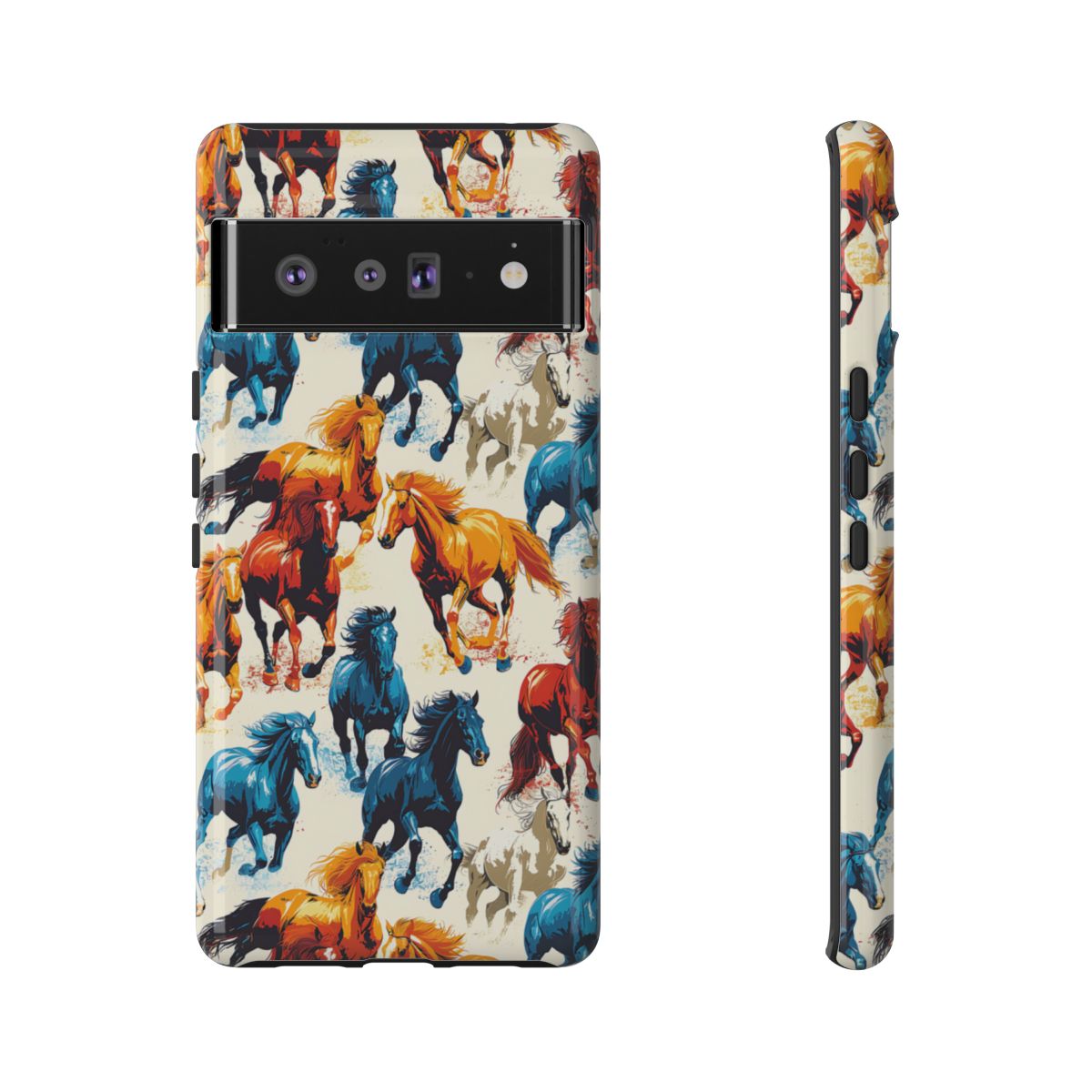 Colorful Horses Tough Case