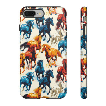 Colorful Horses Tough Case