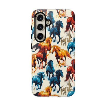 Colorful Horses Tough Case