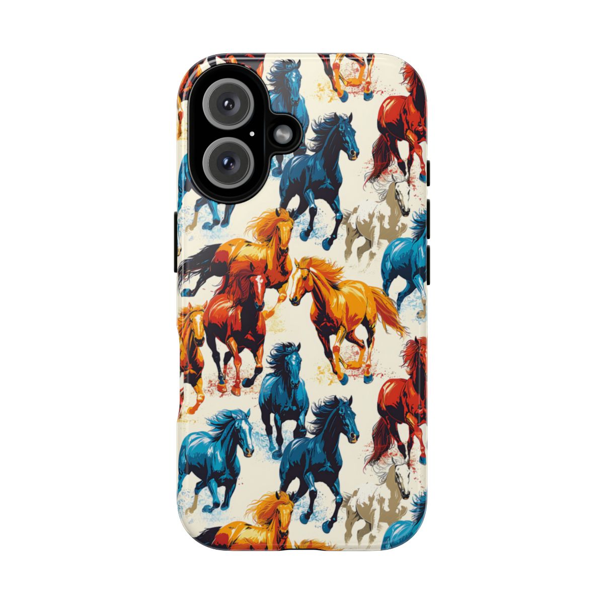 Colorful Horses Tough Case