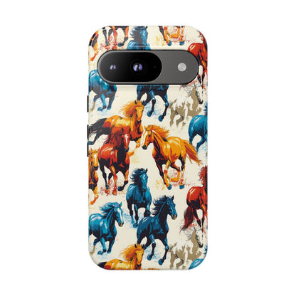 Colorful Horses Tough Case