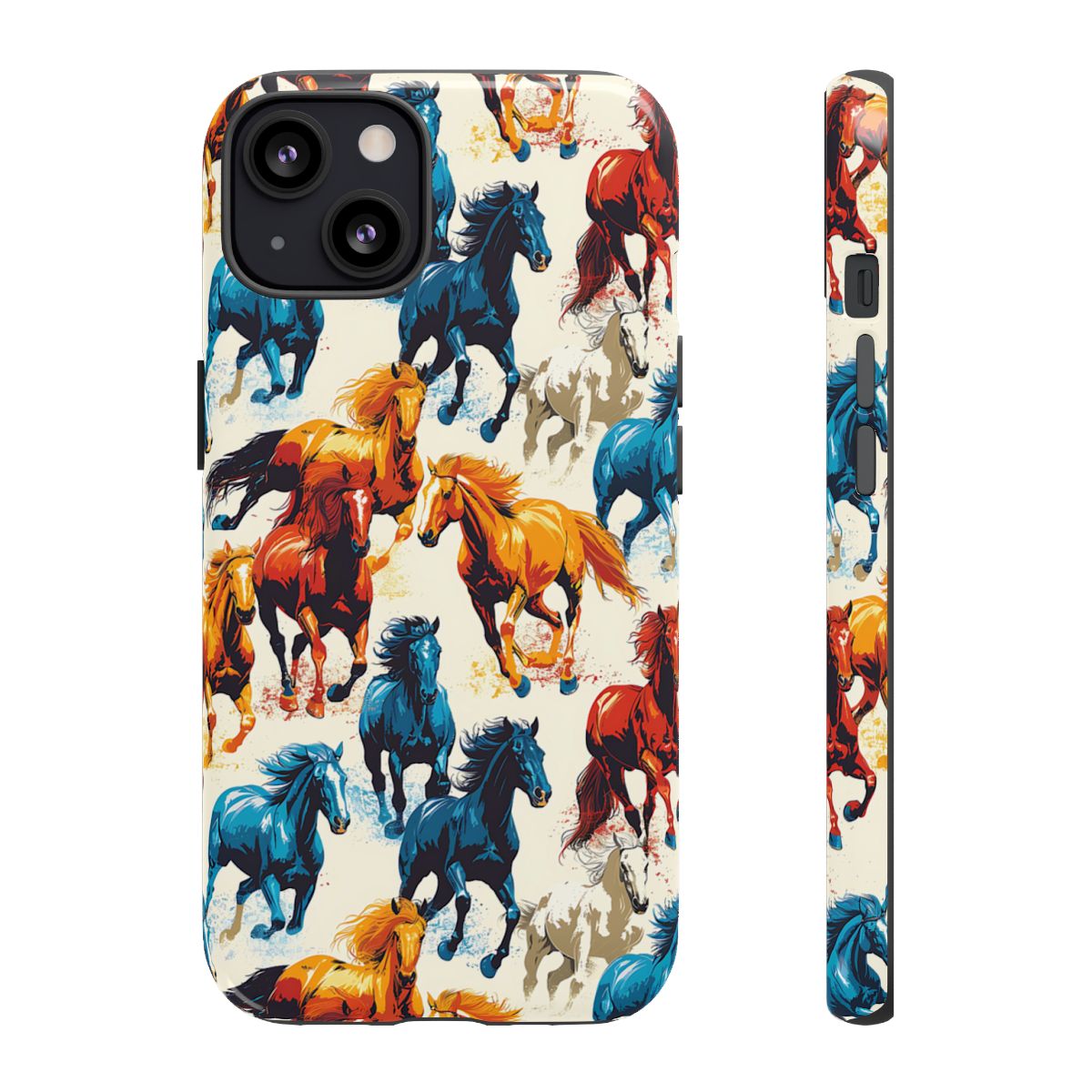 Colorful Horses Tough Case
