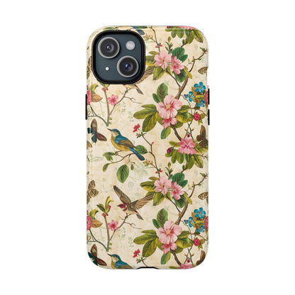 Birds Butterflies-Pink Magnetic Case