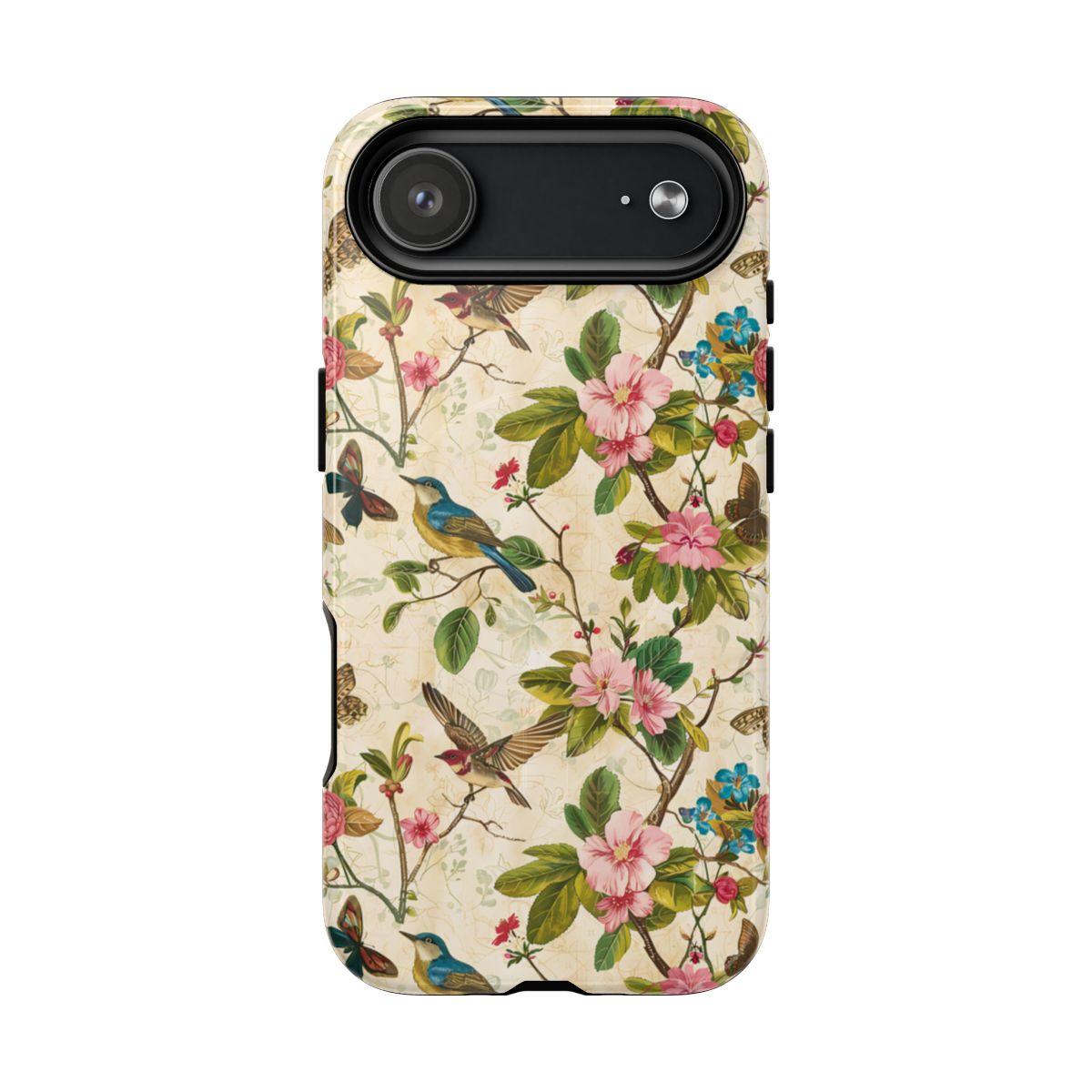 Birds Butterflies-Pink Magnetic Case