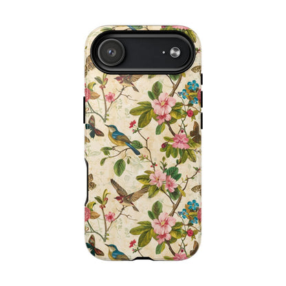 Birds Butterflies-Pink Magnetic Case