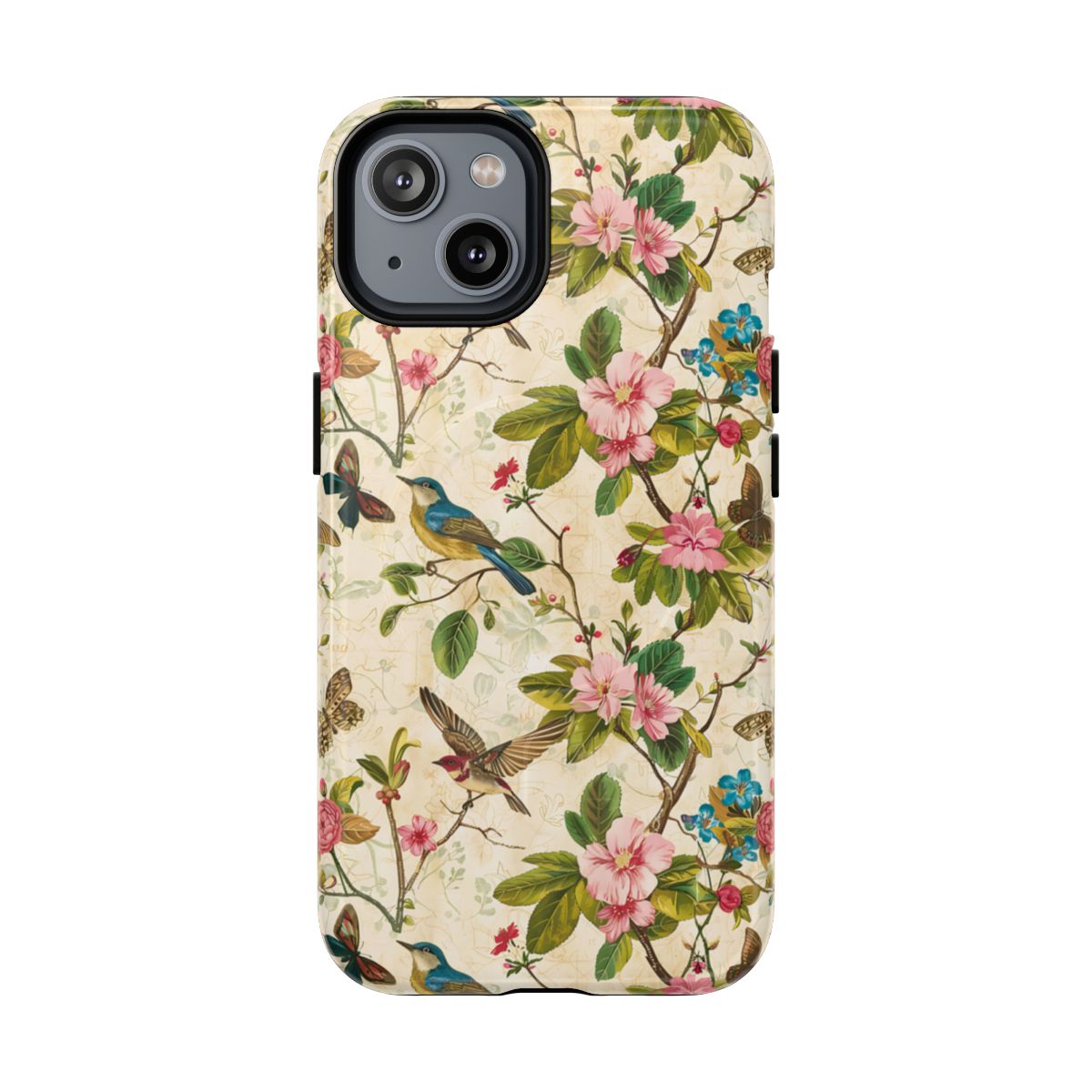 Birds Butterflies-Pink Magnetic Case