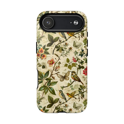 Vintage Birds Butterflies Magnetic Case