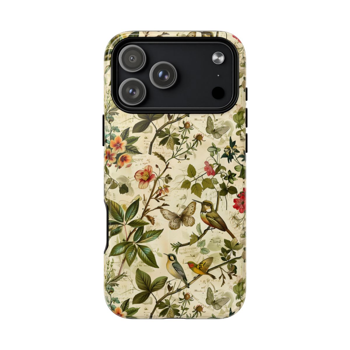 Vintage Birds Butterflies Magnetic Case