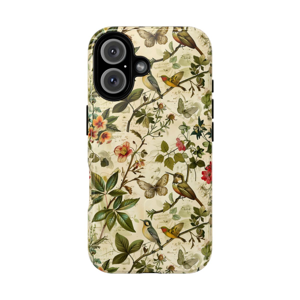 Vintage Birds Butterflies Magnetic Case