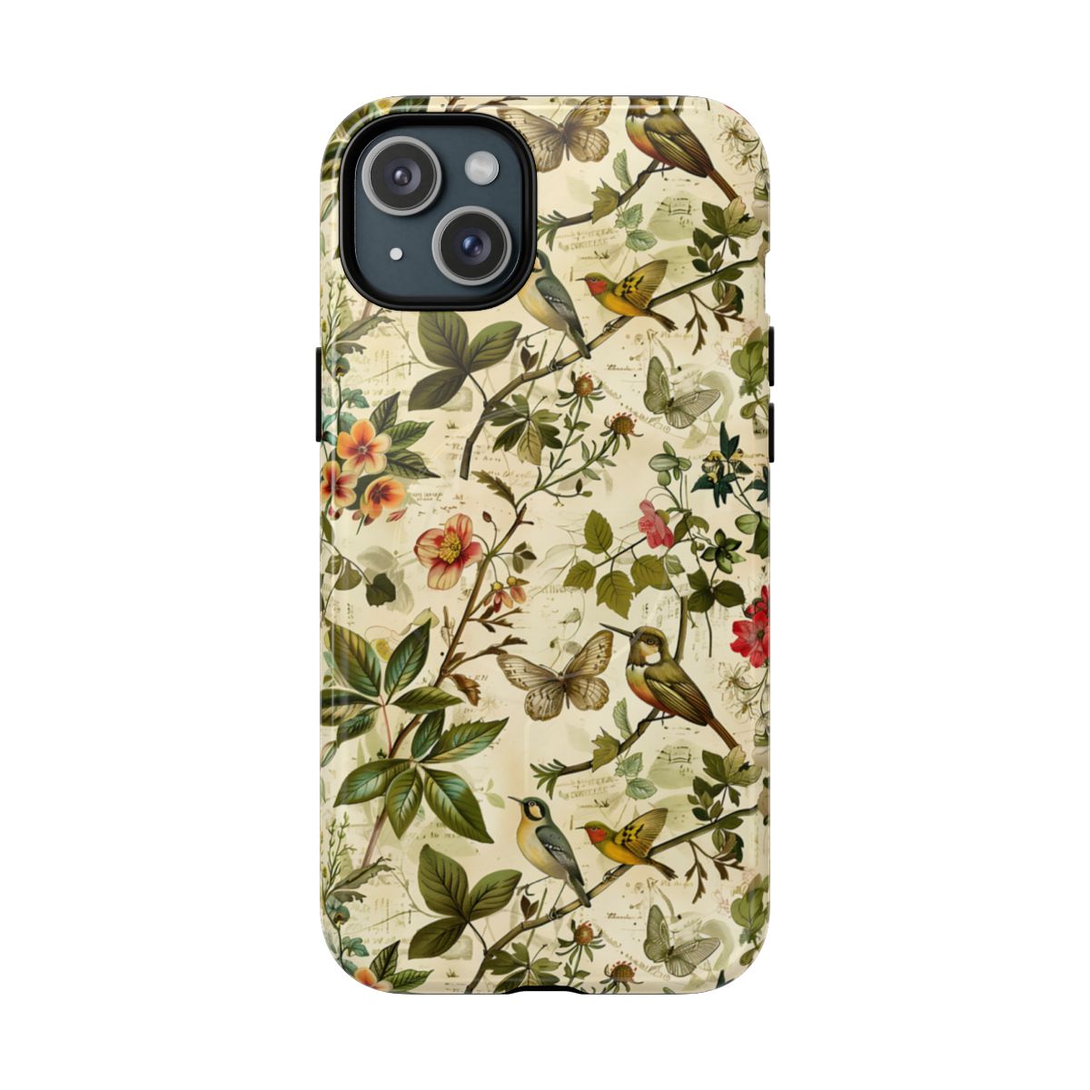 Vintage Birds Butterflies Magnetic Case