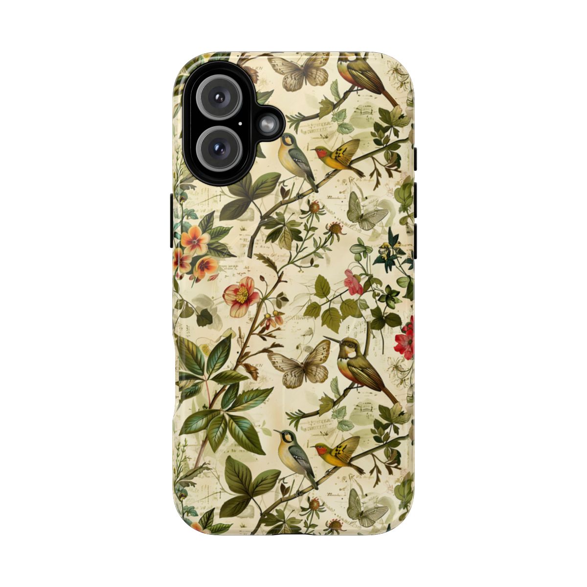 Vintage Birds Butterflies Magnetic Case
