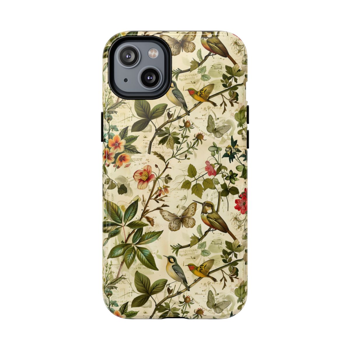 Vintage Birds Butterflies Magnetic Case
