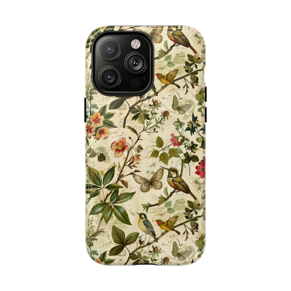 Vintage Birds Butterflies Magnetic Case