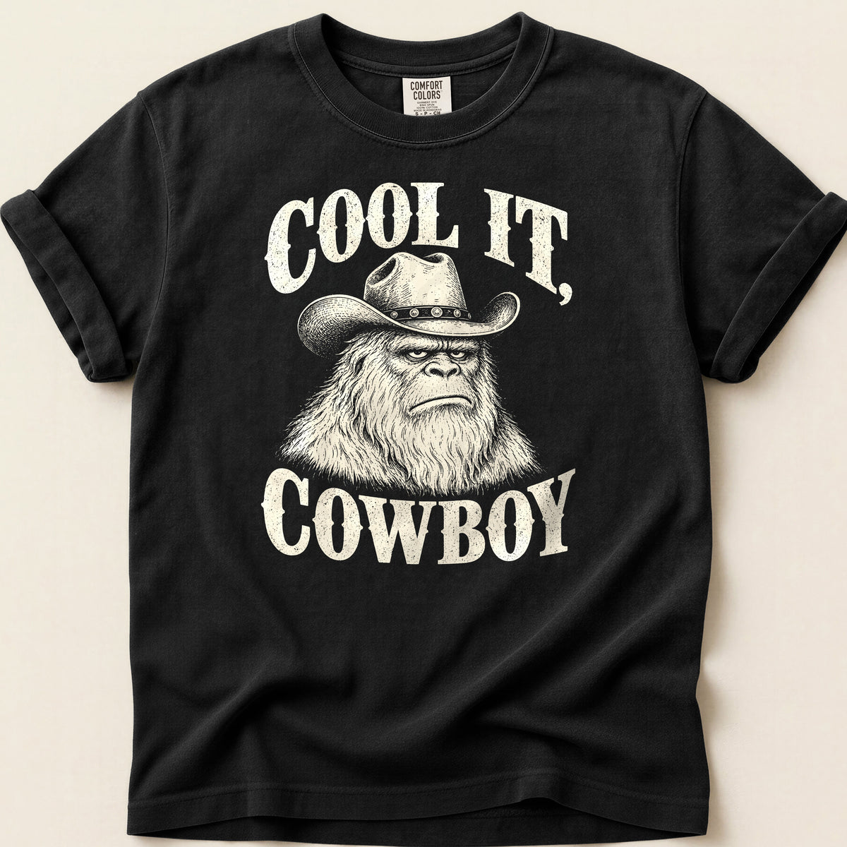 Cool It Bigfoot T-shirt on Black