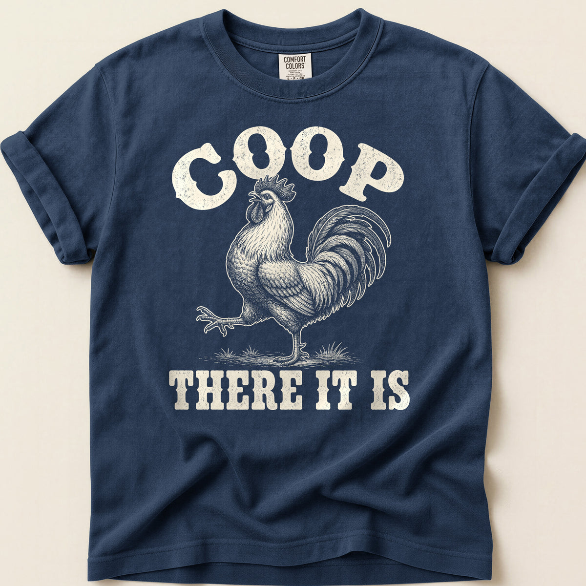 Coop There It Is T-shirt on Navy
