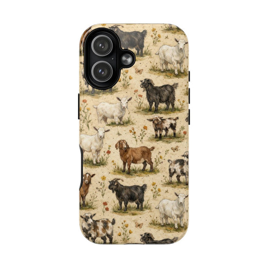 Cottage Core Goats Magnetic Case