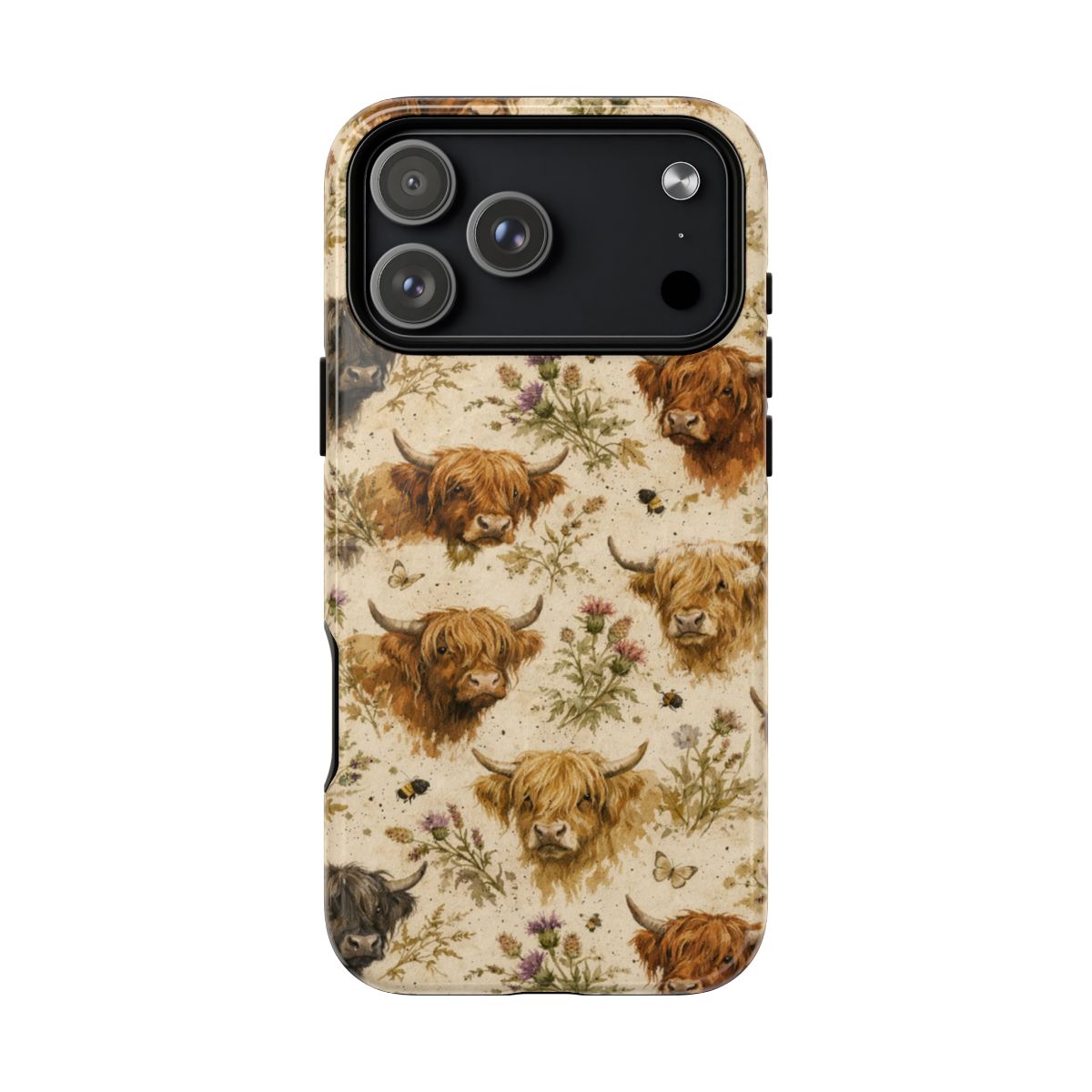 Cottage Core Highland Cows Magnetic Case