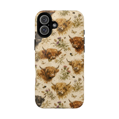 Cottage Core Highland Cows Magnetic Case
