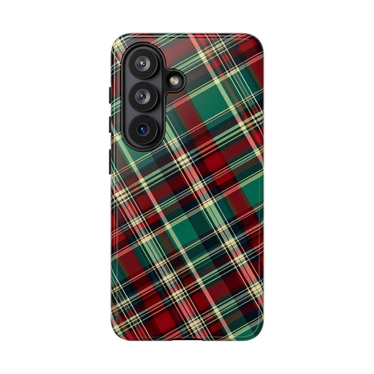 Country Christmas Plaid Tough Case