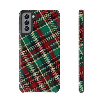 Country Christmas Plaid Tough Case