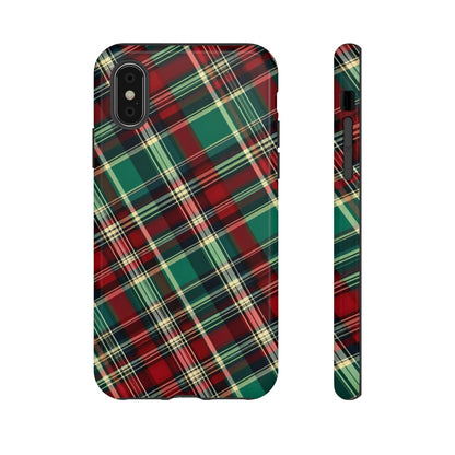 Country Christmas Plaid Tough Case